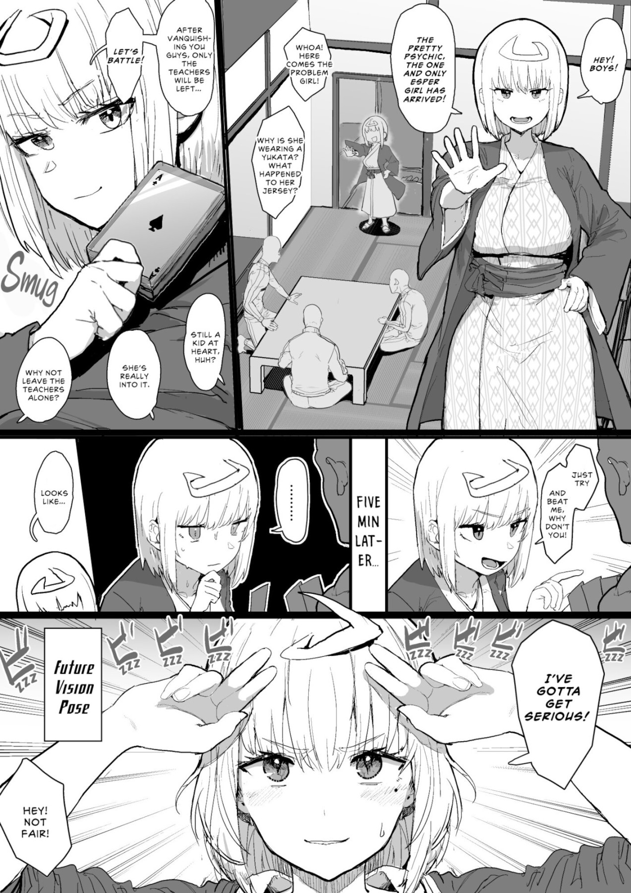 Hentai Manga Comic-An Esper Girl Who Can See The Future-Read-2